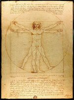 Leonardo da Vinci, L'Uomo Vitruviano, 1684